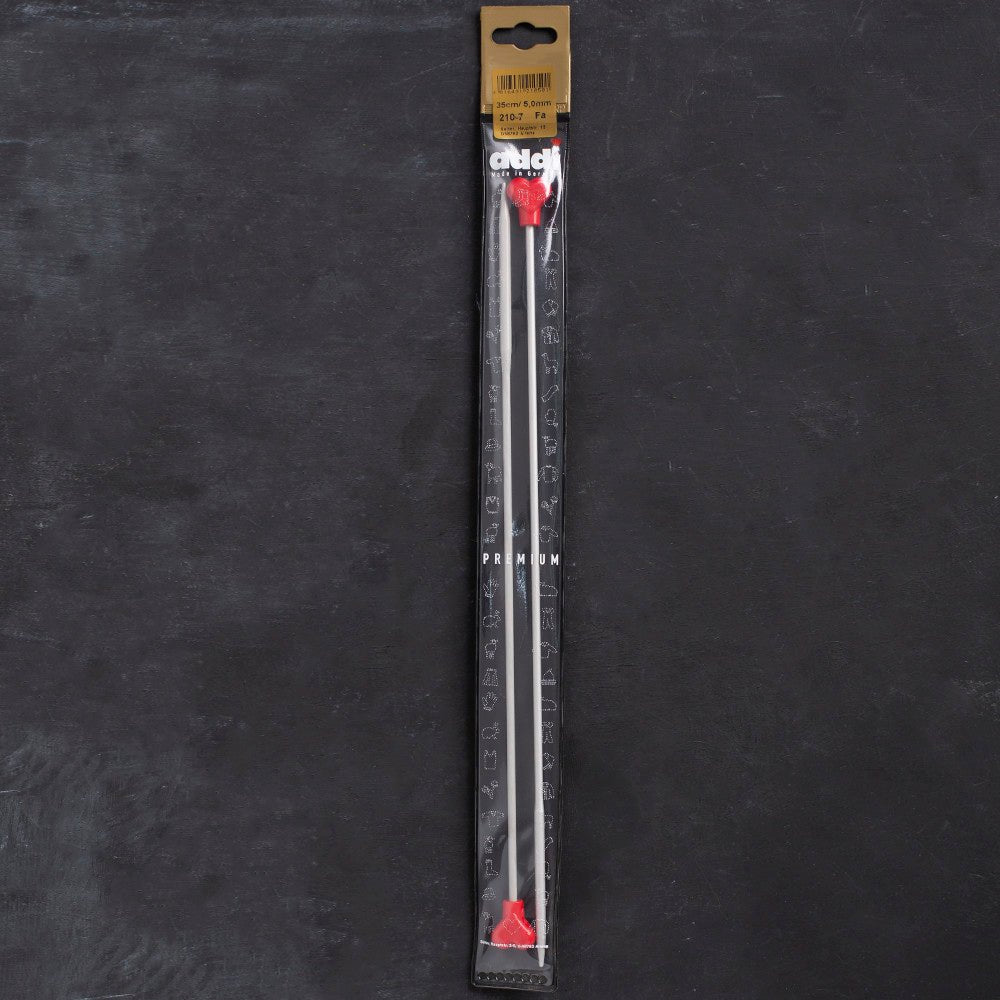 Addi 5mm 35cm Klasik Alüminyum Hızlı Örgü Şişi - 210-7 - Hobium